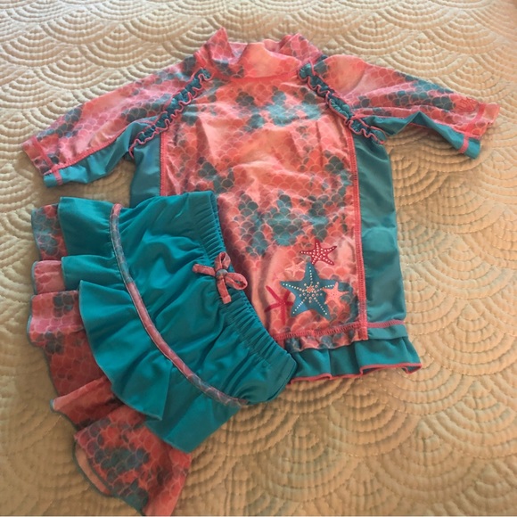 UV Skins 2Piece Swimsuit 2T - Picture 1 of 6